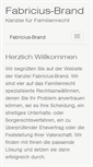 Mobile Screenshot of fabricius-brand.de